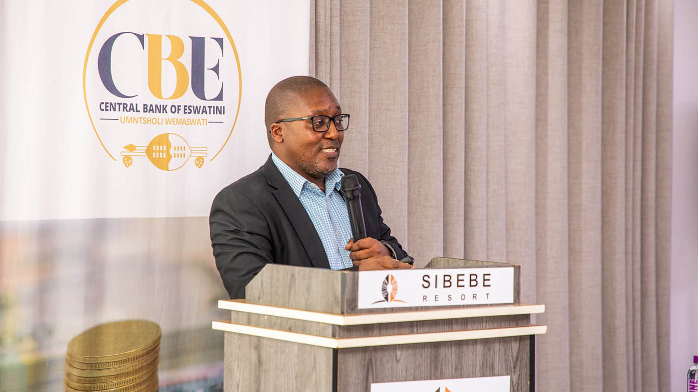 Central Bank of Eswatini head Legal and Board Secretariat Sikhumbuzo Fakudze. (Courtesy pics)